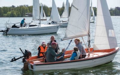 So viele Boote wie noch nie: Ansegeln auf dem Schweriner See