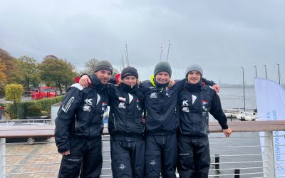 Vier Schweriner Segler 2026 für Warnemünde in der Juniorenliga